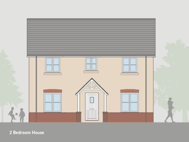 2 bedroom house - artist's impression subject to change