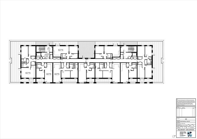 Floor plan, fourth floor - artist's impression subject to change