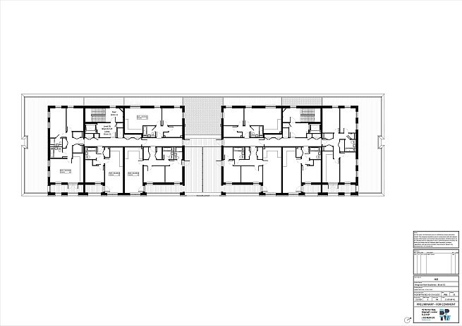 Floor plan, fifth floor - artist's impression subject to change