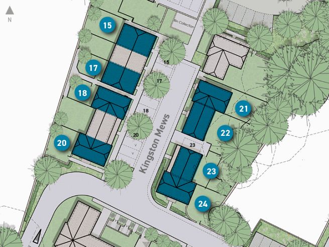 Site plan - artist's impression subject to change