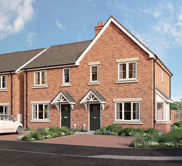 2 bedroom house (left) - artist's impression subject to change